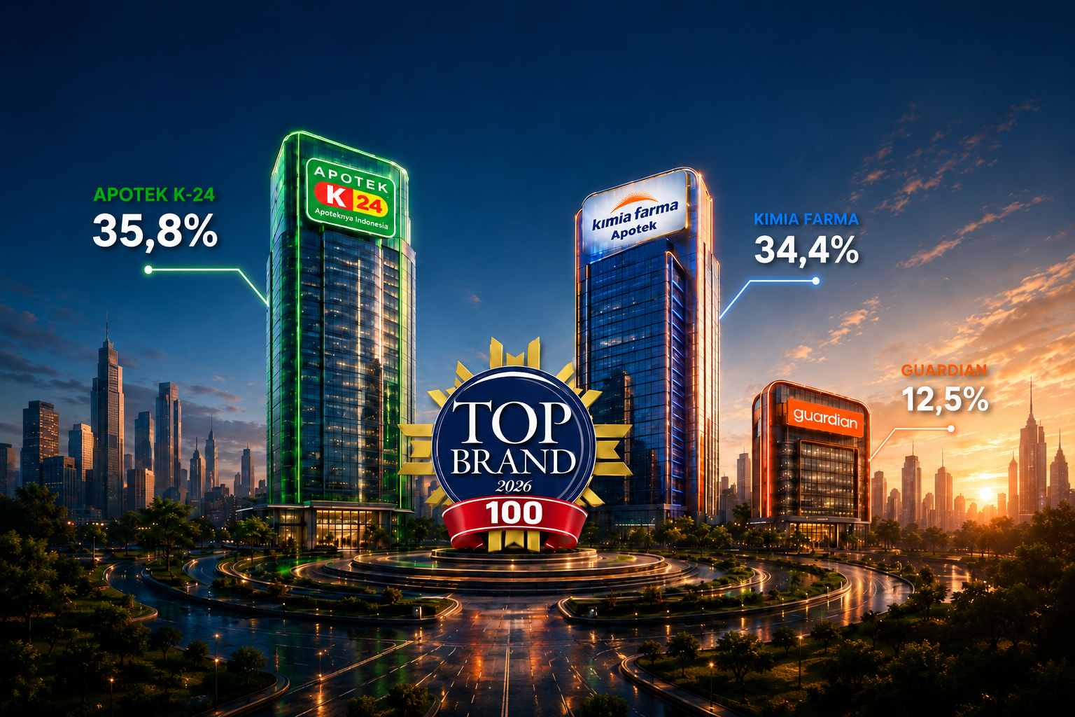 Apotek K-24 Raih Top Brand Award 2026, Jadi Fondasi yang Kuat!